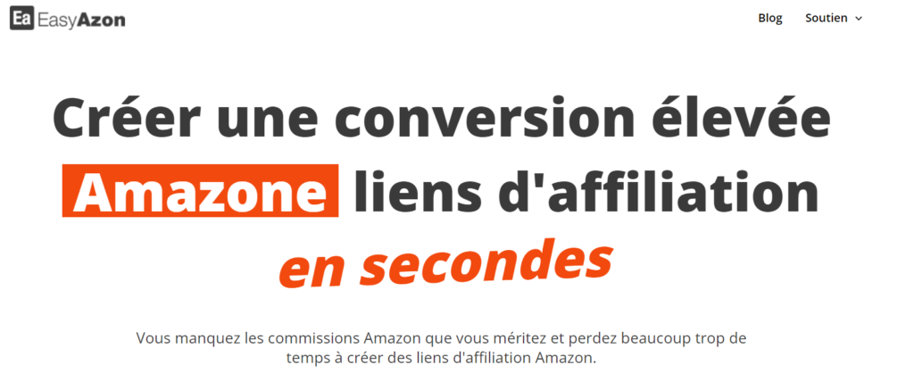 Les outils de marketing d'affiliation, EasyAzon